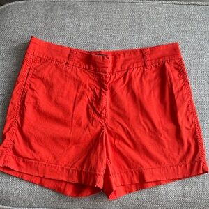 J Crew Chino Women's Red Shorts